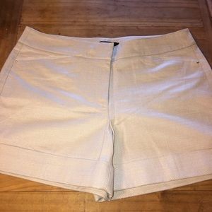 WHBM gold/beige shorts sz 12
